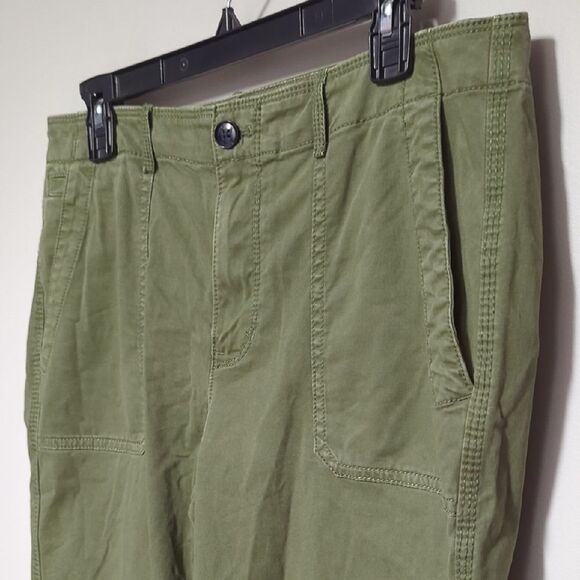 Banana Republic Green Pants with Straight Leg Design - Picture 3 of 7